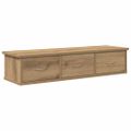 vidaXL nástenná skriňa Artisian Dub 88x26x18,5 cm Konštrukčné drevo
