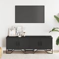 vidaXL TV stolík čierny 122x34x41 cm kompozitné drevo