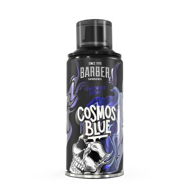 Modrý sprej na vlasy MARMARA BARBER Temporary spray Cosmos blue 150 ml