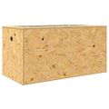 vidaXL Terárium Hnedá 100 x 50 x 50 cm OSB