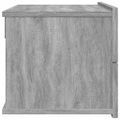 vidaXL Nočné stolíky 2 ks sivý dub sonoma 40x30x30 cm spracované drevo
