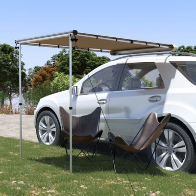 vidaXL Markíza pre obytné automobily a karavany 1,2x2x2,15 m béžová