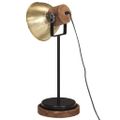vidaXL Stolová lampa 25 W starožitná mosadzná 17x17x50 cm E27