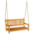 vidaXL Hojdačka do záhrady 2 -Seater 110 x 56 x 58,5 cm Prírodná
