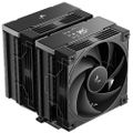DEEPCOOL chladič AK620 G2 DIGITAL NYX / 2x120mm fan / 6x heatpipes / pro Intel i AMD / celočerný Procesorový chladic, 6× heatpipe ⌀6 mm, dual tower, 2× ventilátor 120 mm, digitální displej, AI rízení, Intel/AMD