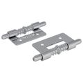 vidaXL Zámok 2 ks Strieborná 46 x 17 x 1,2 mm Oceľ
