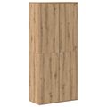 vidaXL Highboard 80 x 39 x 178 cm Kompozitné drevo Dub artisan