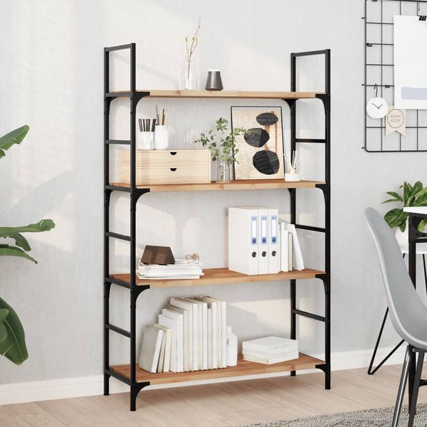 vidaXL Plávajúce police 2 ks 100x30x2 cm olejom sfarbené masívne drevo akácia