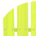 vidaXL 2-miestna záhradná stolička Adirondack jedľový masív zelená