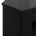 vidaXL RohováTVskriňa 102 x 40,5 x 45 cm Čierna Kompozitné drevo