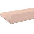 vidaXL Závesná polica 3 ks Ružová 40 x 9 x 2,5 cm Oceľ