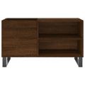 vidaXL Skrinka na platne hnedý dub 85x38x48 cm kompozitné drevo