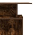 vidaXL Recepčný stôl dymový dub 100x40x104 cm kompozitné drevo
