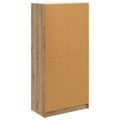 vidaXL Highboard Remeselný dub 68 x 37 x 142 cm Kompozitné drevo