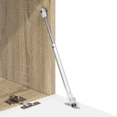 vidaXL Hydraulická plynová pružina 12 pcs Strieborná 280 x 17 x 16 mm