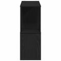 vidaXL Zostava TV skriniek 80 x 24 x 63 cm Čierny dub Kompozitné drevo