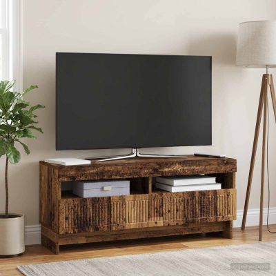 vidaXL LED TV kabinet Staré drevo Kompozitné drevo