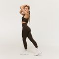 Dámske legíny Limitless s vysokým pásom Espresso - GymBeam, veľkosť XL