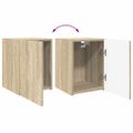 vidaXL TV nástenná skriňa 30 x 31 x 40 cm Sonoma Kompozitné drevo