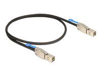 Externý kábel SAS - SAS 12Gbit/s - 36kolíkový 4x tienený konektor Mini MultiLane (M) do 36kolíkový 4x tienený konektor Mini MultiLane (M) - 2 m - opatrený západkou