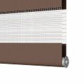 vidaXL Zebra roleta hnedá 70x150 cm šírka látky 65,9 cm polyester