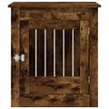 vidaXL Nábytková prepravka pre psa dymový dub 64,5x80x71cm komp. drevo