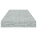 vidaXL Plávajúca nástenná polica betónovo sivá 60x23,5x3,8 cm MDF