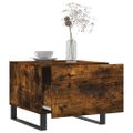 vidaXL Konferenčné stolíky 2 ks dymový dub 50x50x40cm kompozitné drevo
