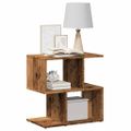 vidaXL Nočná skrinka Old Wood 50x30x51,5 cm Konštrukcia dreva