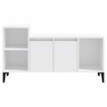vidaXL TV skrinka biela 100x35x55 cm spracované drevo
