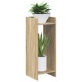 vidaXL Stojan na rastliny 2 ks Dub sonoma 30 x 30 x 80 cm