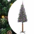 vidaXL Úzky vianočný stromček Zelená 180 cm
