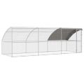 vidaXL Klietka pre sliepky 3 ks Strieborná 600 x 200 x 200 cm