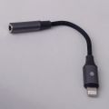 Forever adaptér audio AJL-01 jack 3,5 mm - Lightning black