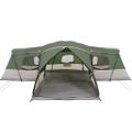 vidaXL Stan pre 16 osôb so strechou Zelená 680 x 510 x 210 cm