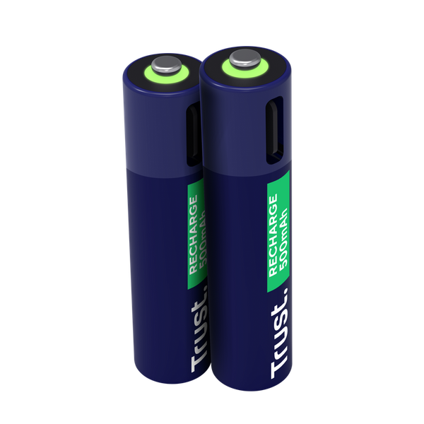 TRUST USB-C RECHARGEABLE BATTERIES 2P - AAA