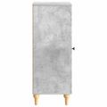 vidaXL Servírovacia skriňa Betónovo sivá 33 x 34,5 x 90 cm