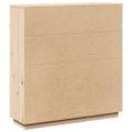 vidaXL Vysoká skrinka 110,5x35x117 cm masívna borovica
