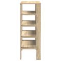 vidaXL Regál na topánky dub sonoma 61x32x87,5 cm spracované drevo
