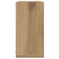 vidaXL Nástenné poličky v tvare kocky 6 ks 30x15x30cm kompozitné drevo