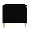 vidaXL Konferenčný stolík čierny 100x50x45 cm spracované drevo