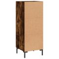 vidaXL Komoda dymový dub 34,5x34x90 cm spracované drevo