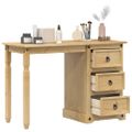 vidaXL Toaletný stolík Corona 110x47x75 cm borovicový masív