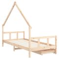 vidaXL Rám detskej postele so zásuvkami 90x190 cm masívna borovica