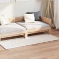 vidaXL Kusové koberce Obdĺžnikový SIROLO Béžová 200 x 80 cm Polyester