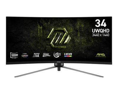 MSI MAG/345CQRF E20/34''/VA/UWQHD/200Hz/0,5ms/Čierna/3R