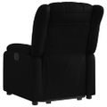 vidaXL Zdvíhacie a sklápacie kreslo čierne umelá koža