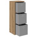 vidaXL Servírovacia skriňa Remeselný dub 30,5 x 27 x 84,5 cm