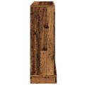 vidaXL Obloženie krbu staré drevo 100x30x87,5 cm kompozitné drevo