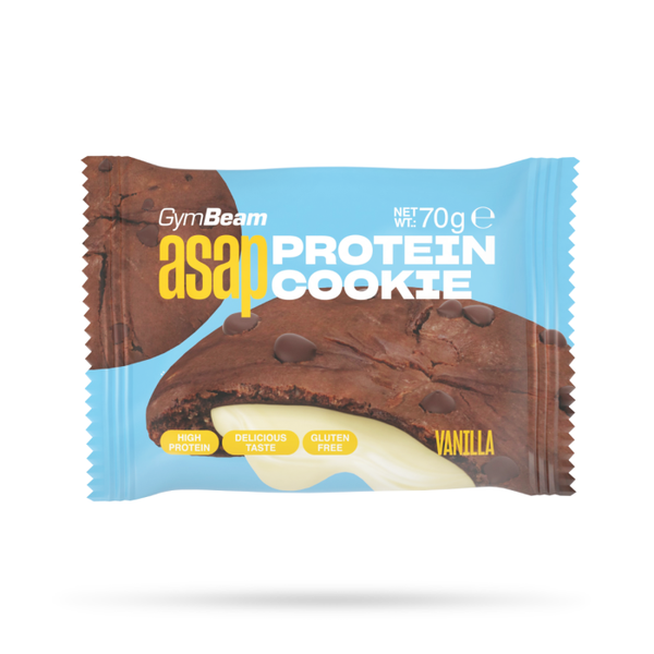 ASAP Protein Cookie - GymBeam, vanilka, 70 g